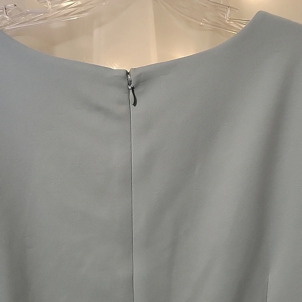Betsey Johnson Baby blue A line dress with Floral Detail Size 18W_3